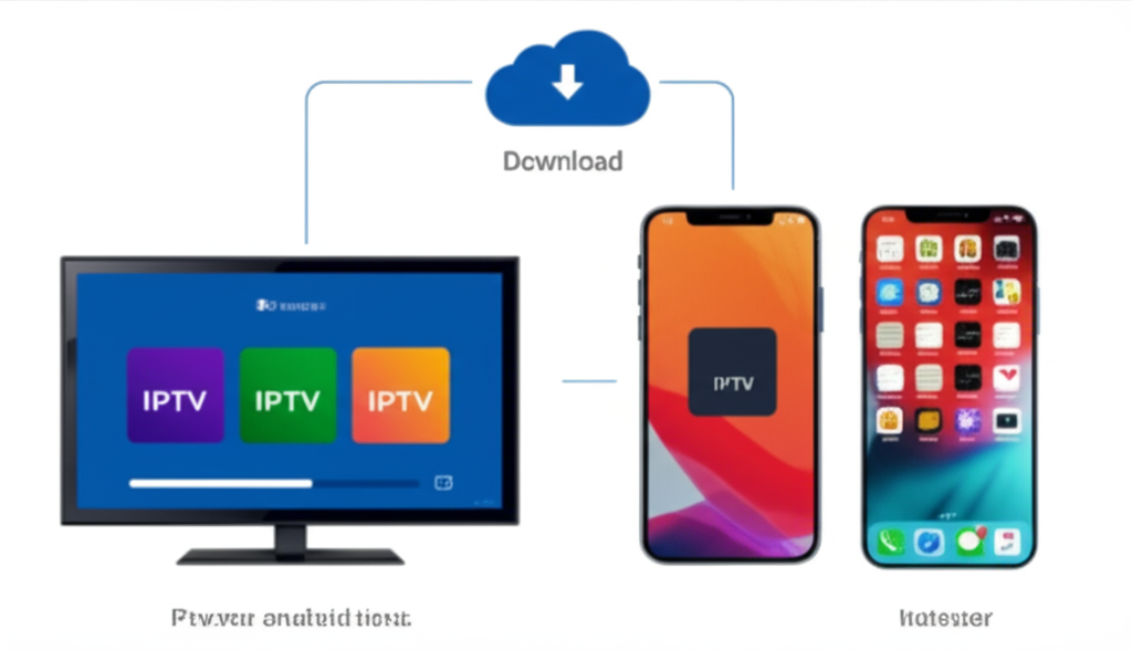 Instalação de aplicativo IPTV em múltiplos dispositivos - Smart TV, celular, tablet